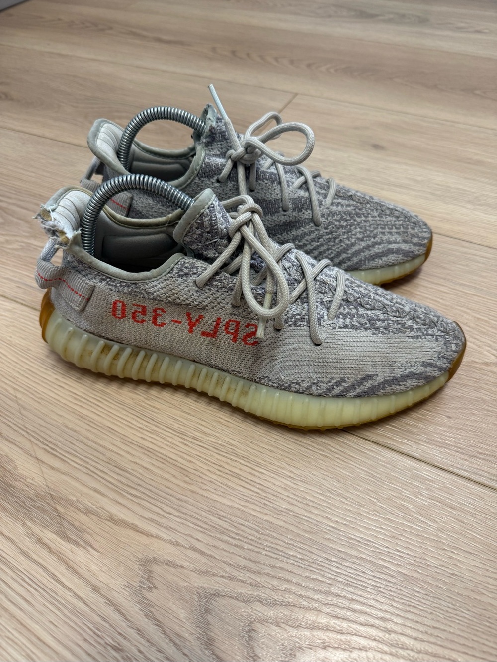 Adidas Yeezy Boost 350 V2 "Blue Tint" sneakers (style code B37571) Men’s 8